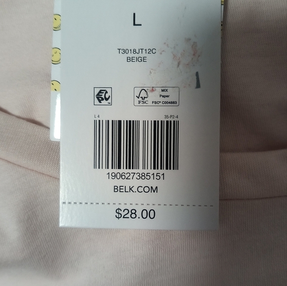 [5 x $20] New Smiley Christmas Cropped Top / Size L - Picture 5 of 7